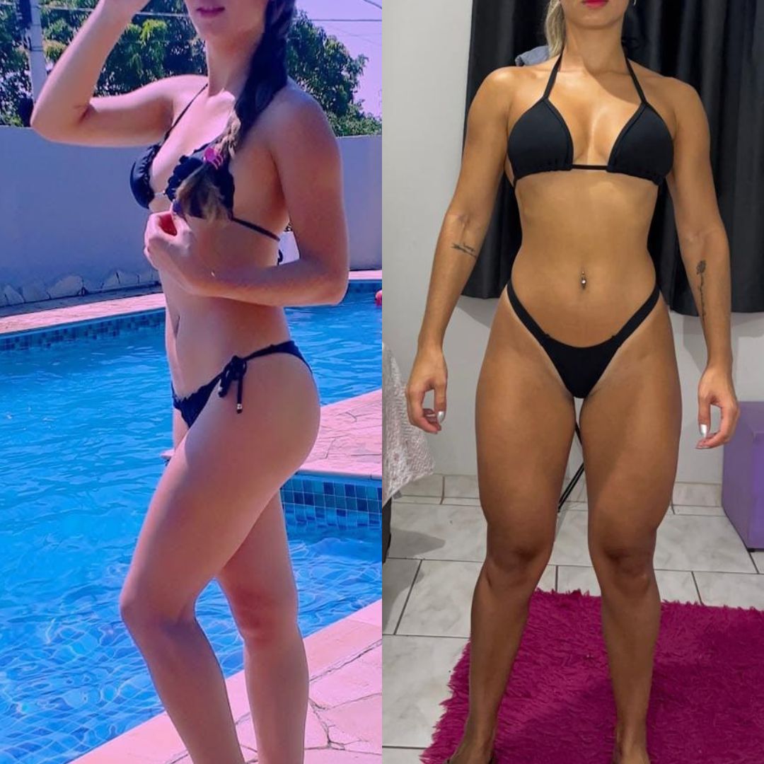 Antes e depois — aluno Torres Squad 1