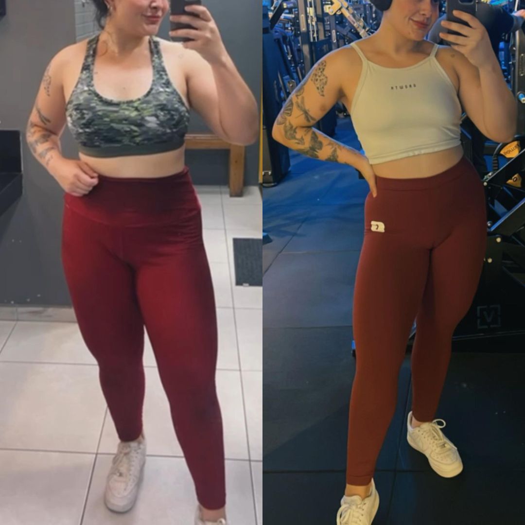 Antes e depois — aluno Torres Squad 4